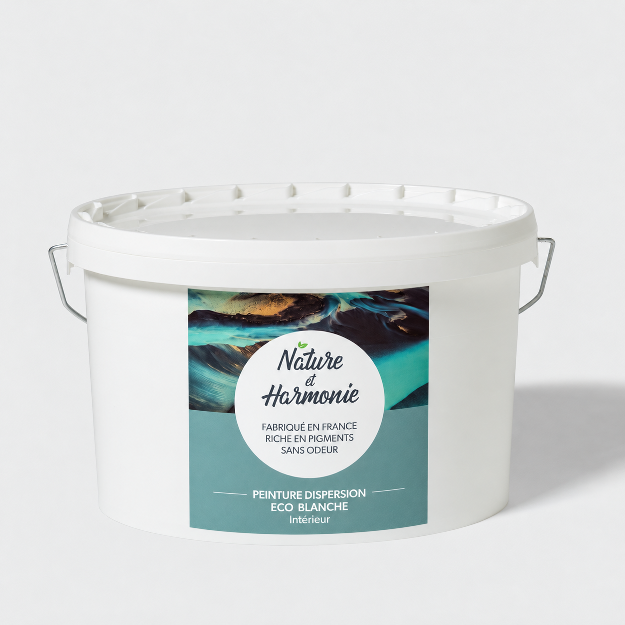 Pot de peinture dispersion Eco blanche 5 L
