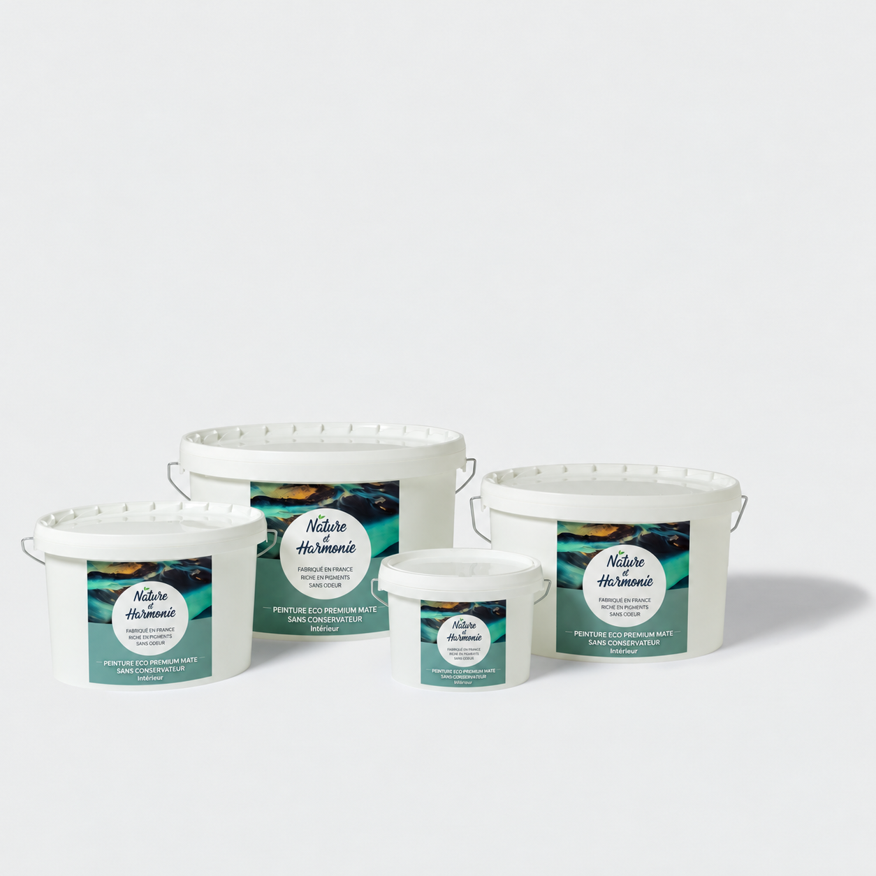 Gamme de peinture Eco Premium mate sans conservateur
